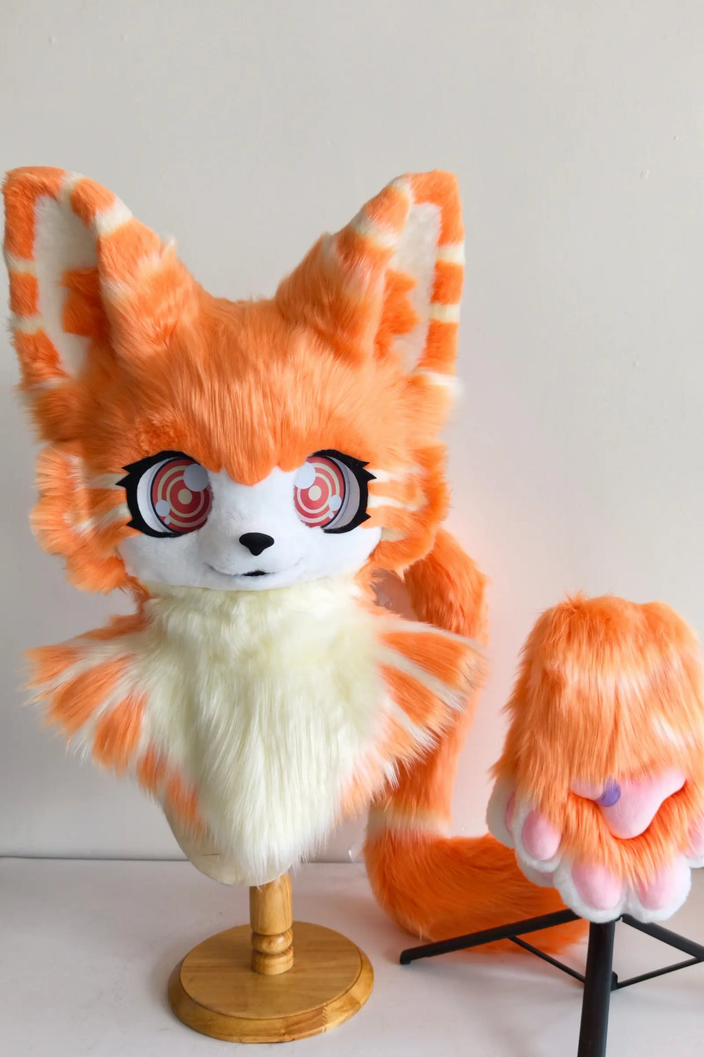 Salmon Kitten Partial Kemono Fursuit
