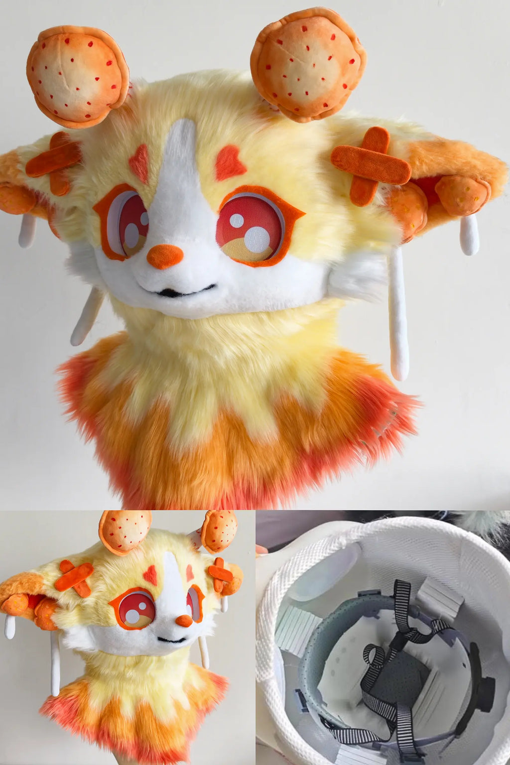Yellow Mushroom Kitten Partial Kemono Fursuit