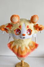 Yellow Mushroom Kitten Partial Kemono Fursuit