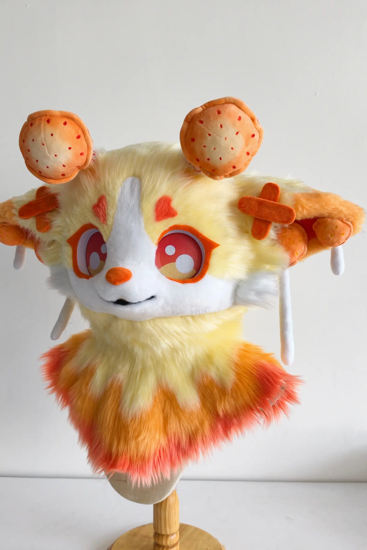 Yellow Mushroom Kitten Partial Kemono Fursuit