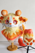 Yellow Mushroom Kitten Partial Kemono Fursuit