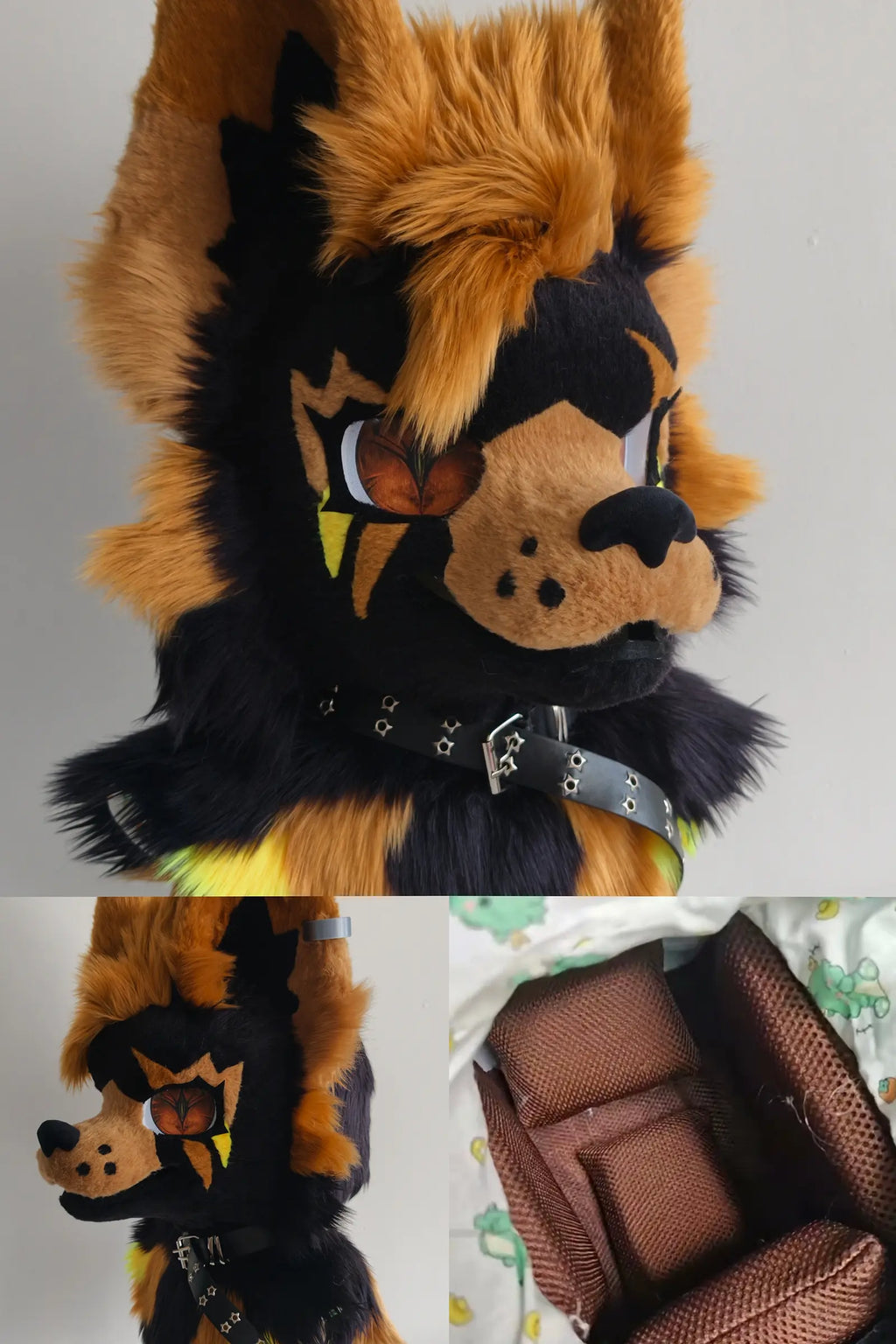 Scarred Wolfdog Partial Toony Fursuit