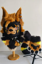 Scarred Wolfdog Partial Toony Fursuit