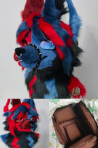 Asymmetrical Colorful Puppy Partial Toony Fursuit