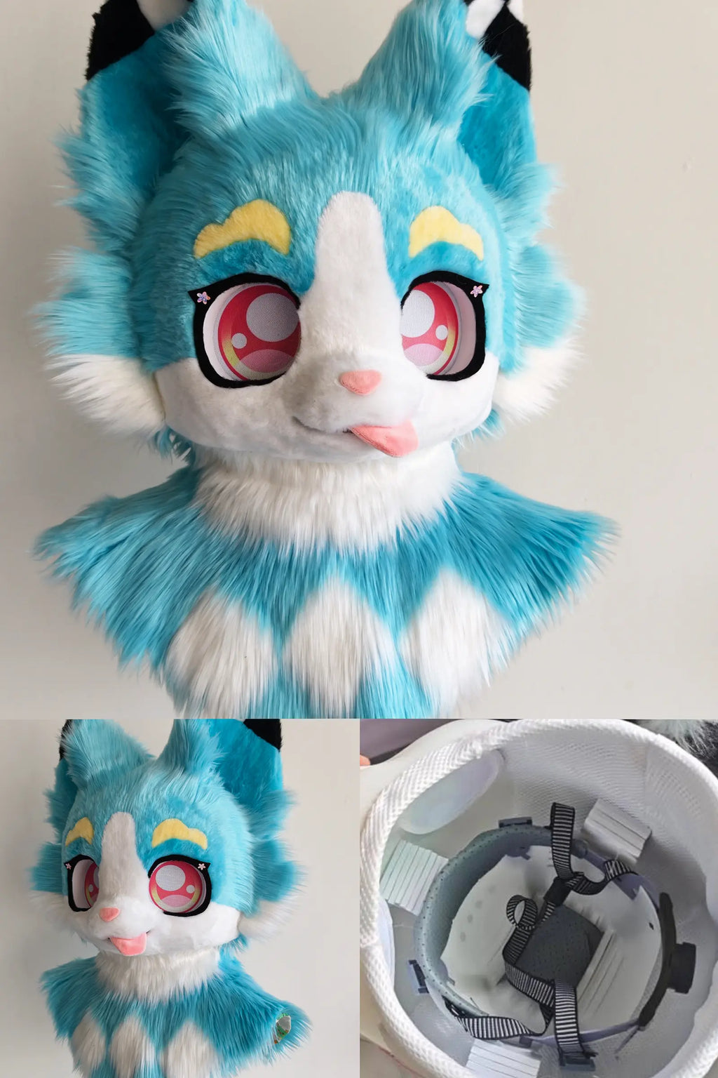 Blue Kitten Partial Kemono Fursuit
