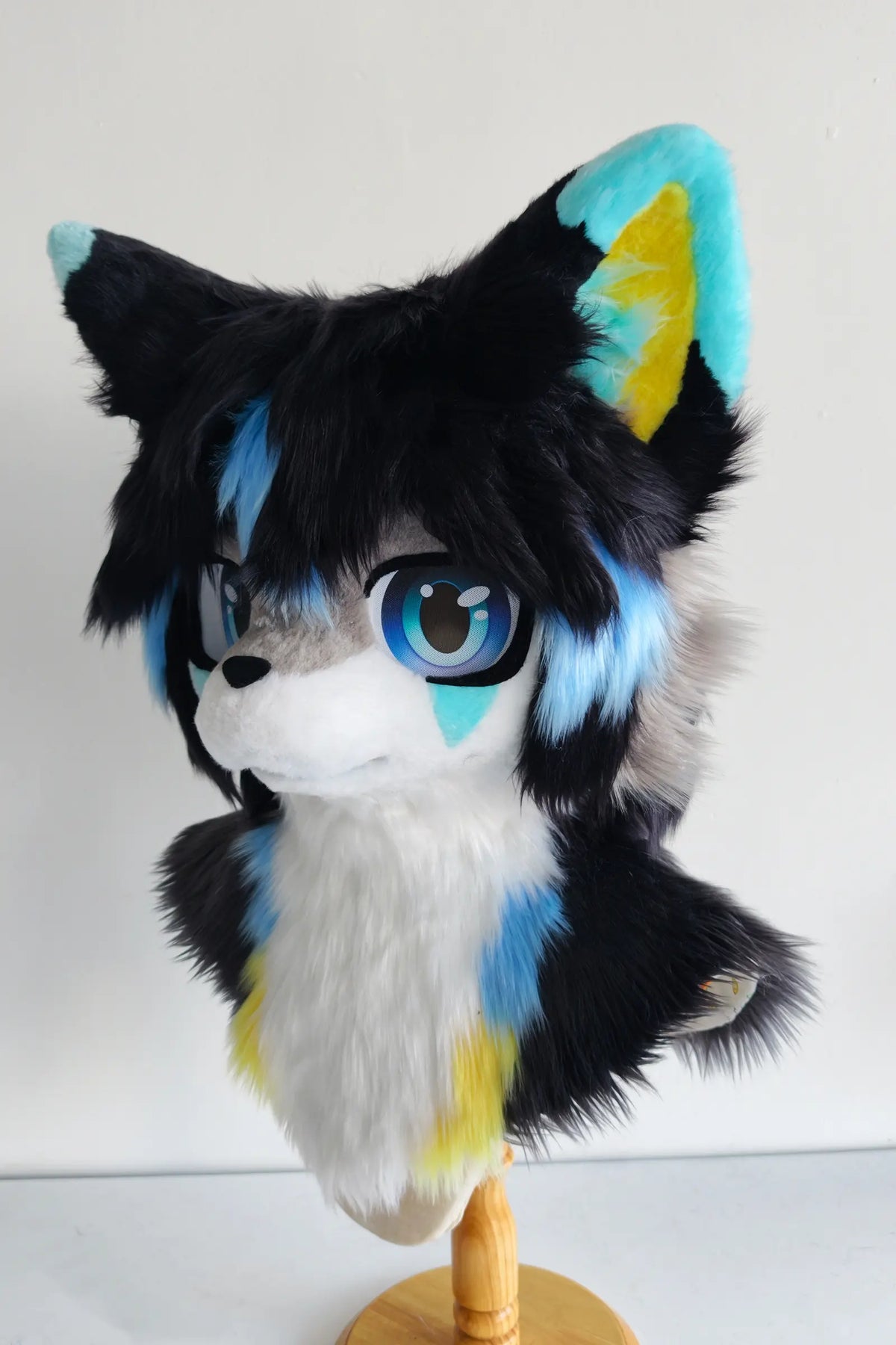Black-Haired Puppy Partial Kemono Fursuit