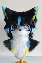 Black-Haired Puppy Partial Kemono Fursuit