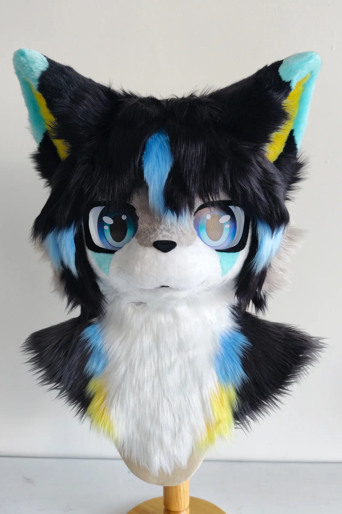 Black-Haired Puppy Partial Kemono Fursuit