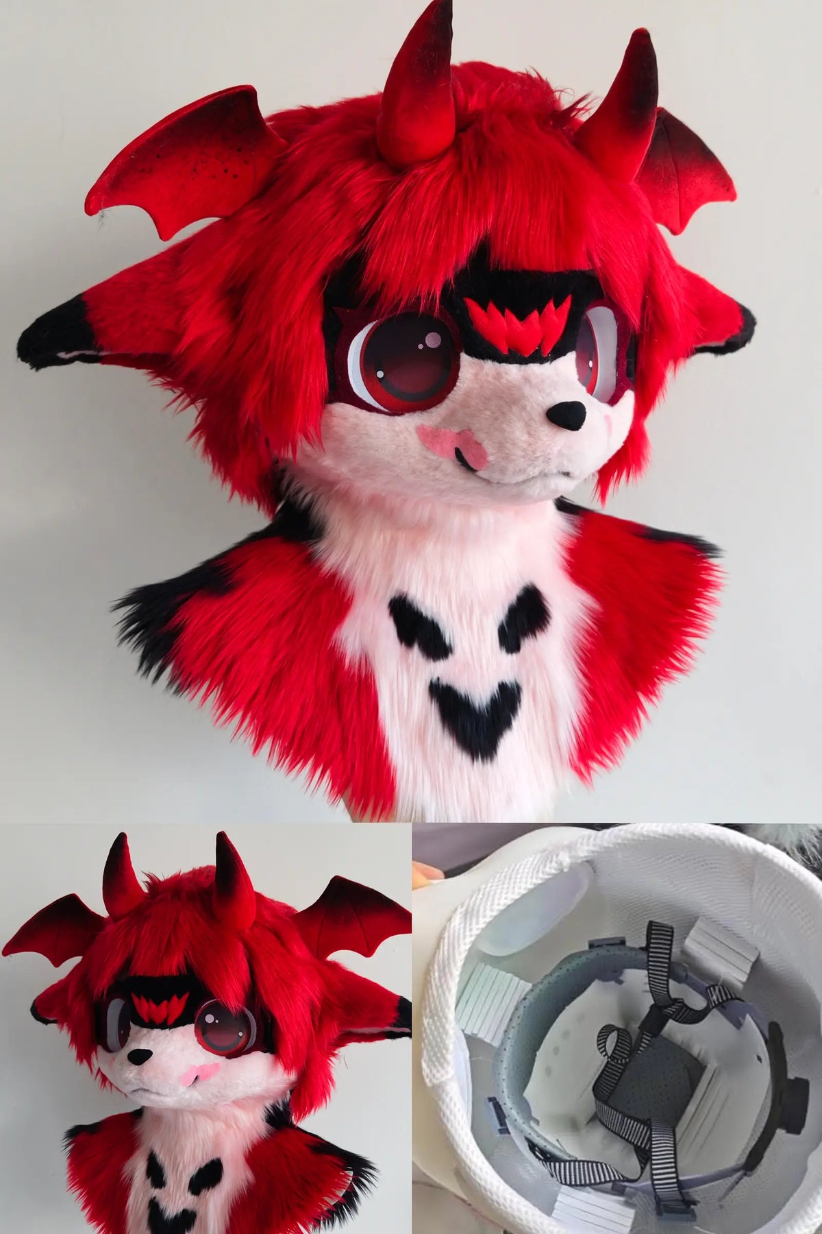 Red Demon Kitten Partial Kemono Fursuit