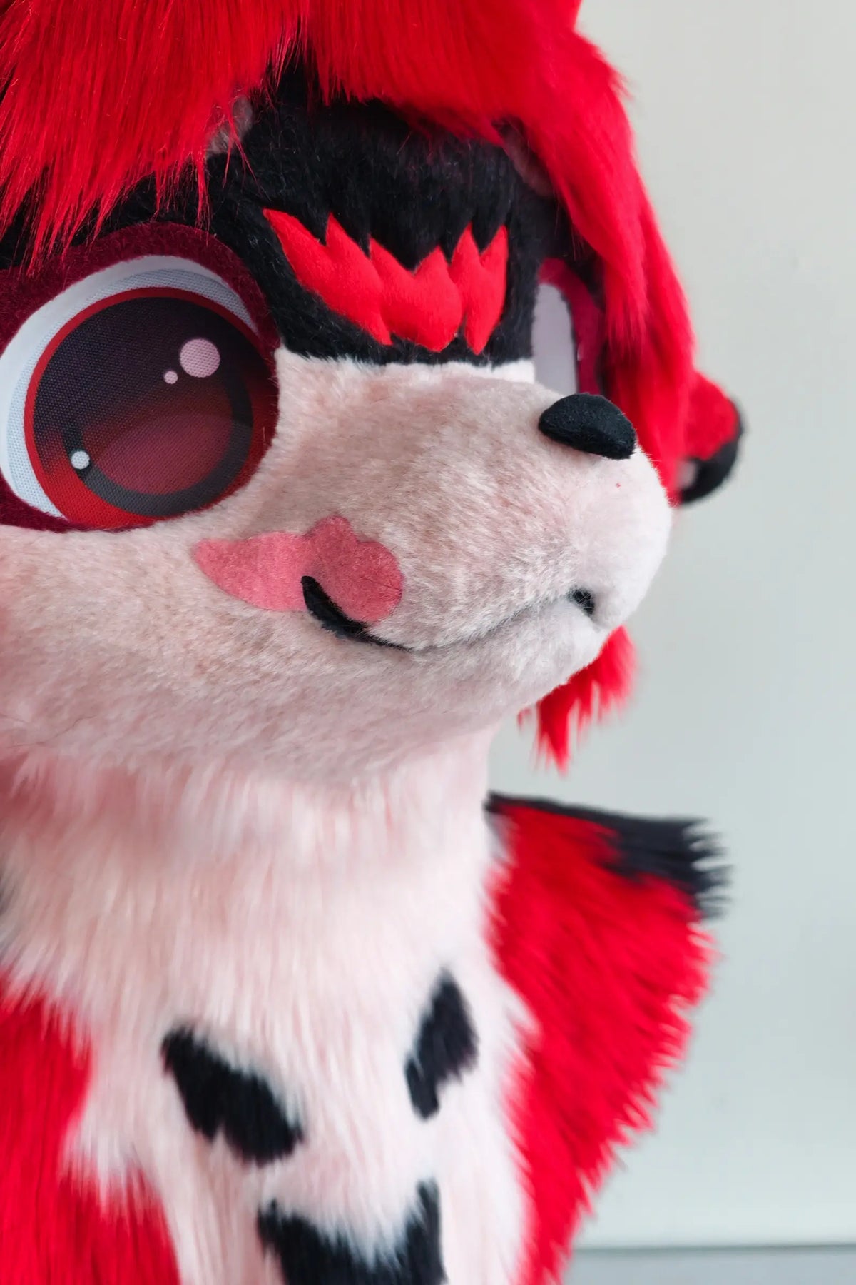 Red Demon Kitten Partial Kemono Fursuit