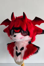 Red Demon Kitten Partial Kemono Fursuit