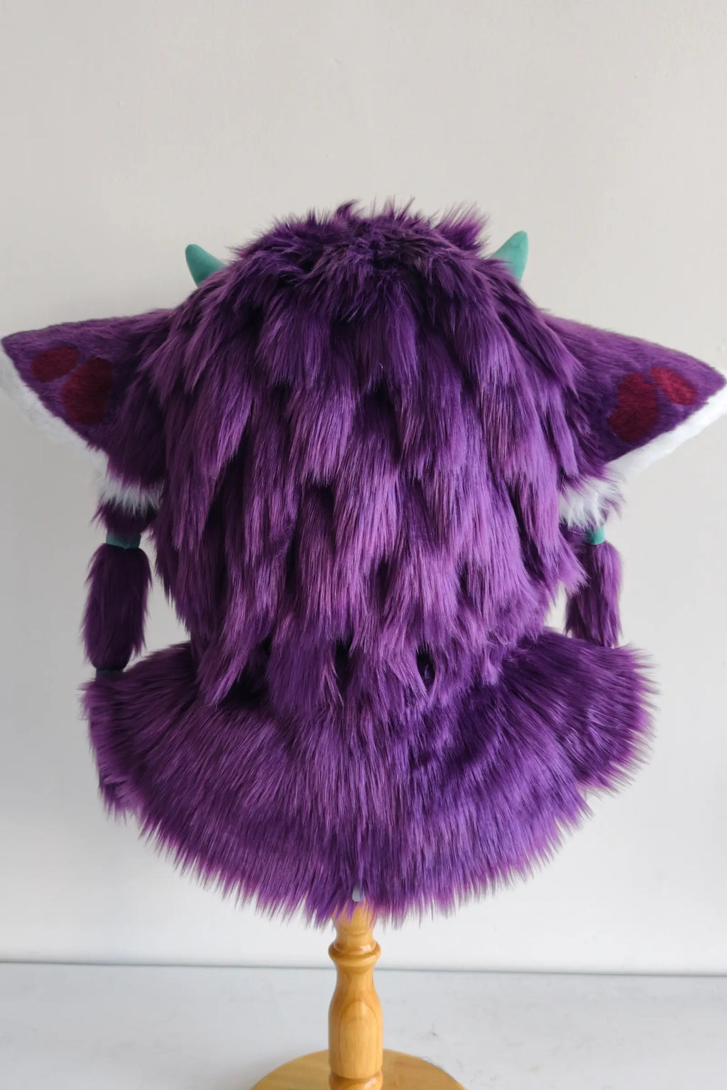 Purple Four-Horned Dragon Partial Kemono Fursuit