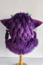 Purple Four-Horned Dragon Partial Kemono Fursuit