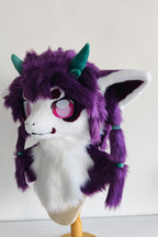 Purple Four-Horned Dragon Partial Kemono Fursuit