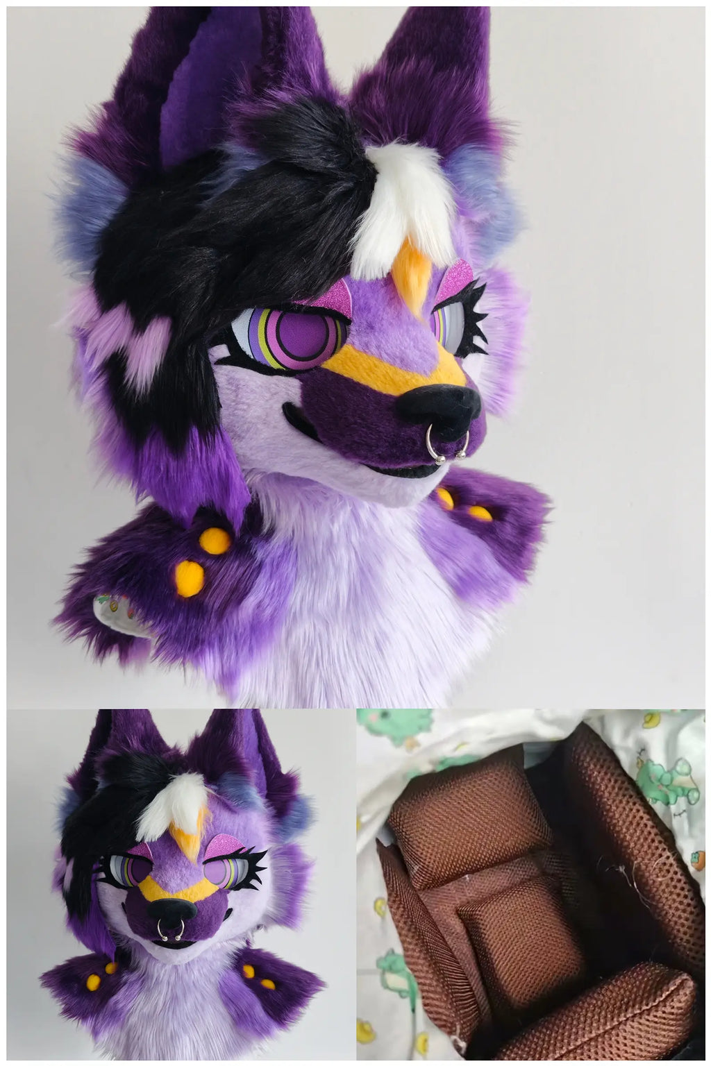Purple Fox Partial Toony Fursuit